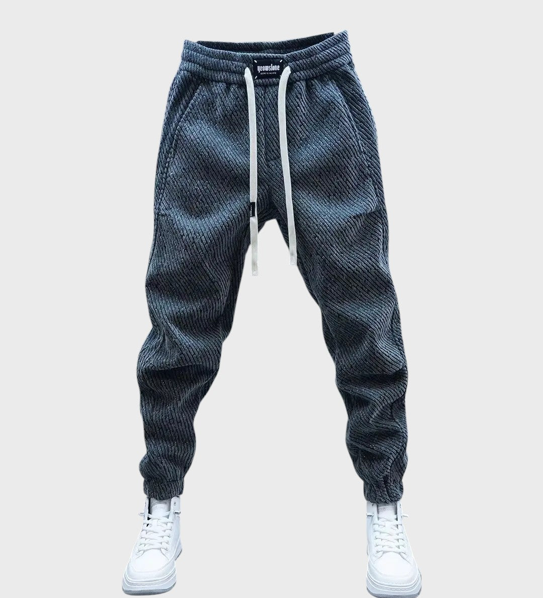 Leonard – Casual kalhoty s potiskem