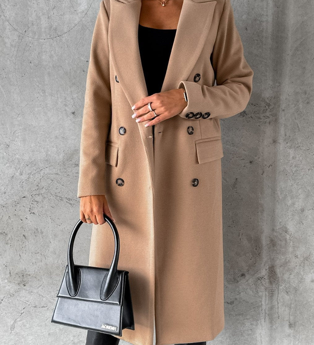 Jolana – Dlouhý elegantní a teplý plášť