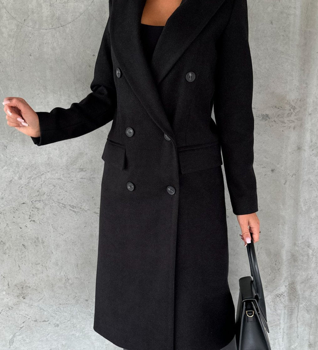 Jolana – Dlouhý elegantní a teplý plášť