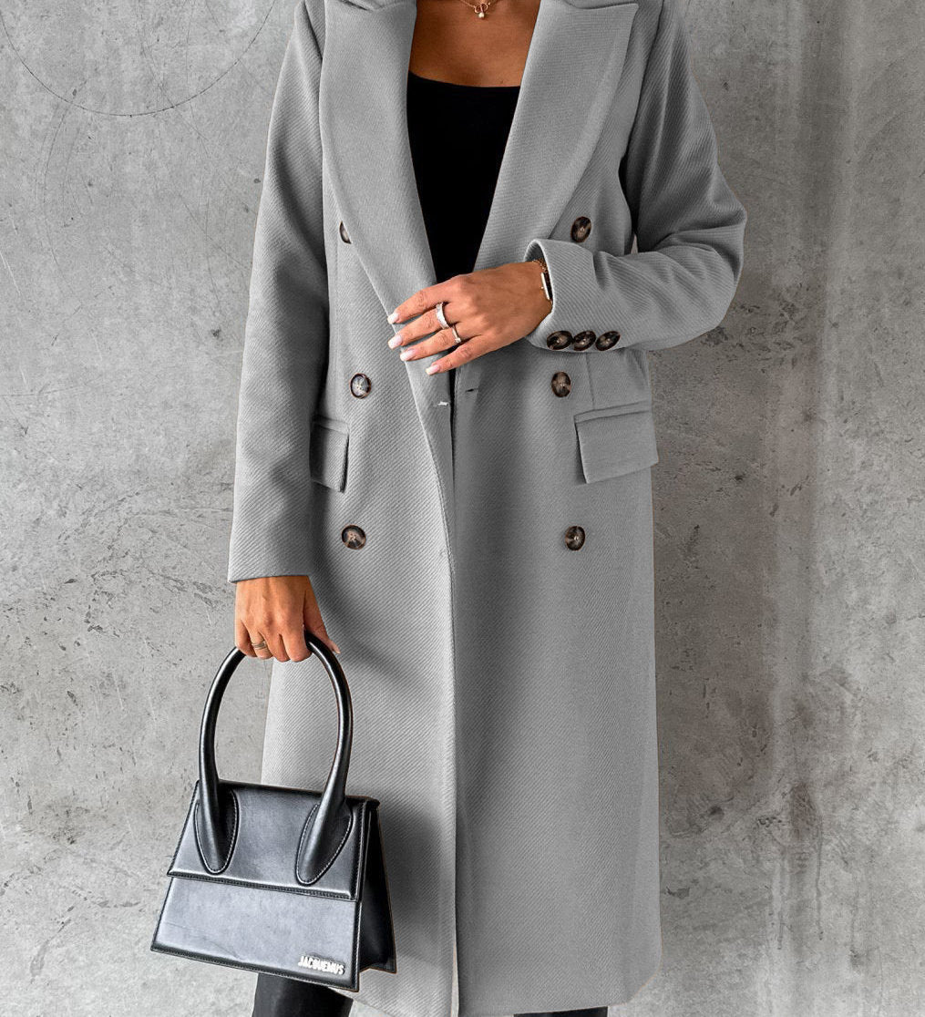 Jolana – Dlouhý elegantní a teplý plášť