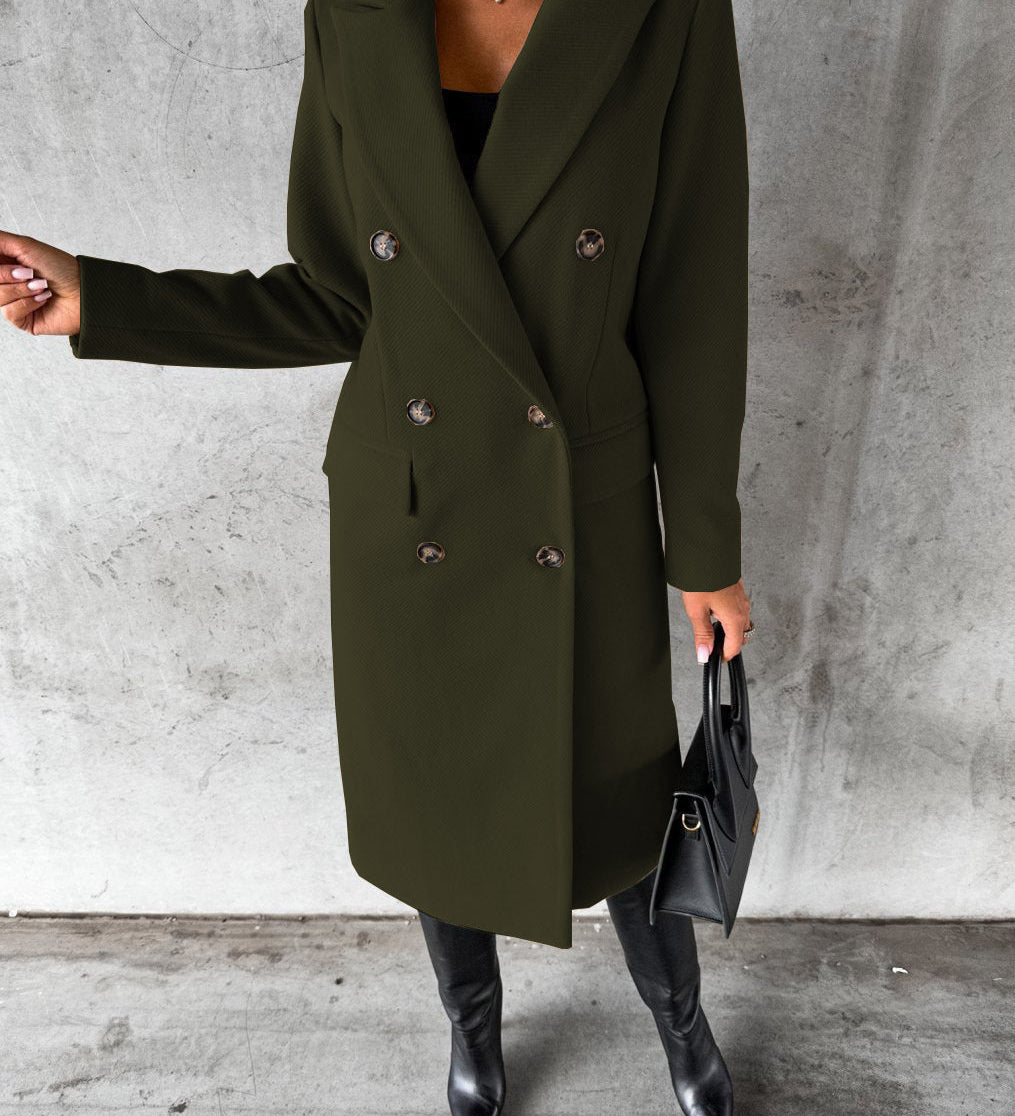 Jolana – Dlouhý elegantní a teplý plášť