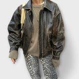 Karina – Vintage džíny s leopardím potiskem
