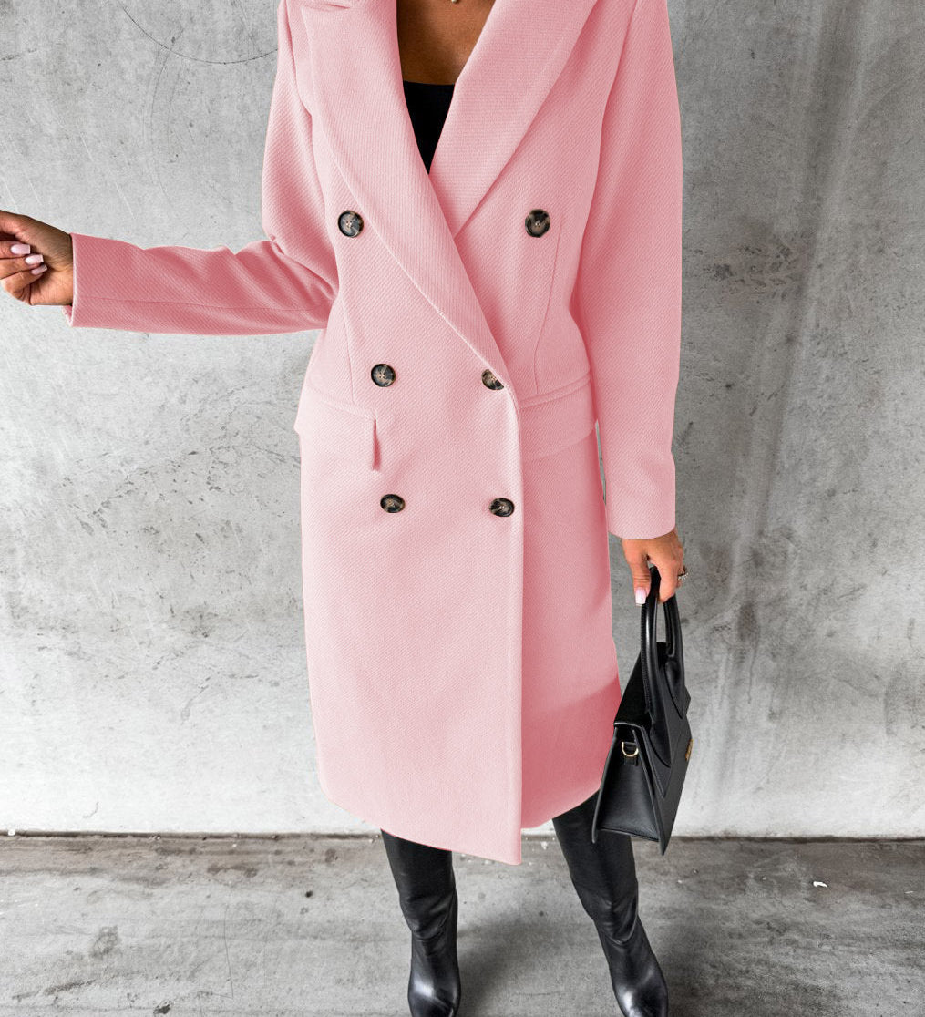 Jolana – Dlouhý elegantní a teplý plášť