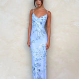 Valerie – Elegantní letní maxi šaty s květinovým vzorem