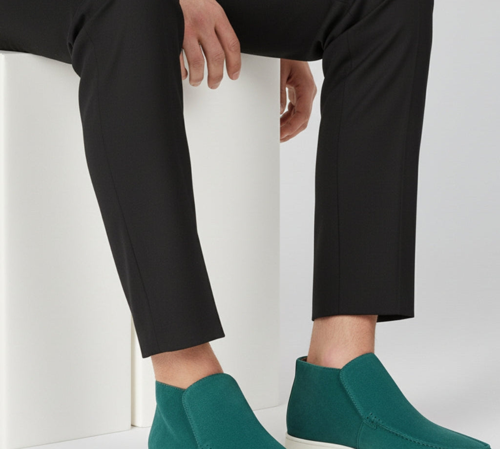 Loafers boty – Modrozelená