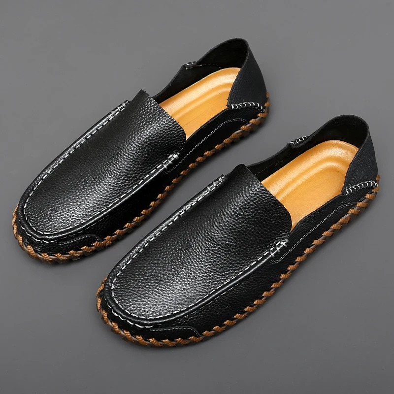 Dominik - Kožené loafers