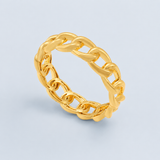 Marie Elegantní Anillo Con Cadena Prstenseřetízkem