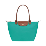 Longchamp - Grande Tote Le Pliage, Tyrkysová