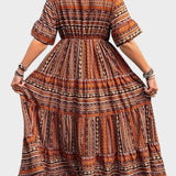 Huelva – Etnické maxi šaty v boho stylu