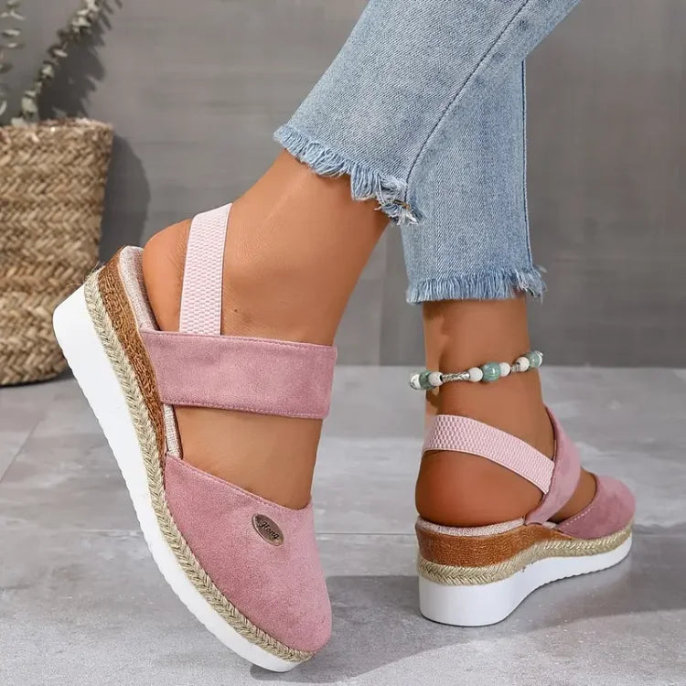 Liliana – Elegantní sandály s platformou a elastickým páskem