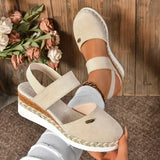 Liliana – Elegantní sandály s platformou a elastickým páskem