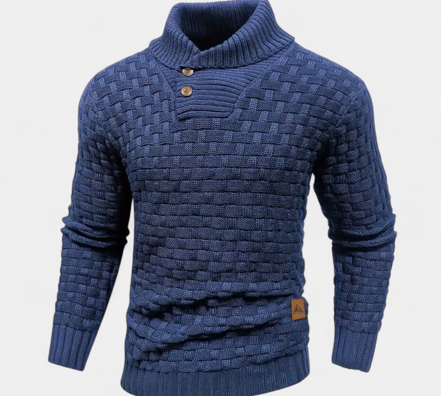 Elías – Stylový svetr s rolákem a knoflíky