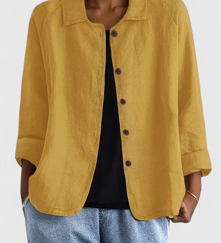 Jenůfa – Lehký klasický svetřík z 100% bavlny. vhodný do každého počasí