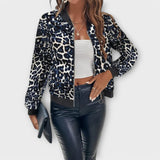 Rachel - Elegantní kabát v leopardím printu
