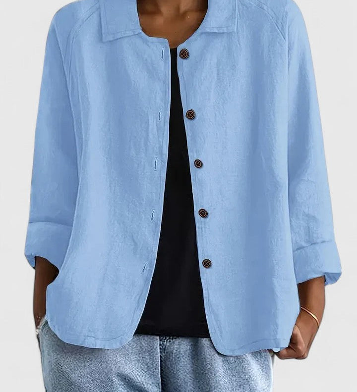 Jenůfa – Lehký klasický svetřík z 100% bavlny. vhodný do každého počasí