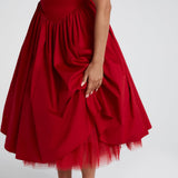 Estella – Elegantní midi šaty s halter výstřihem pro každou příležitost