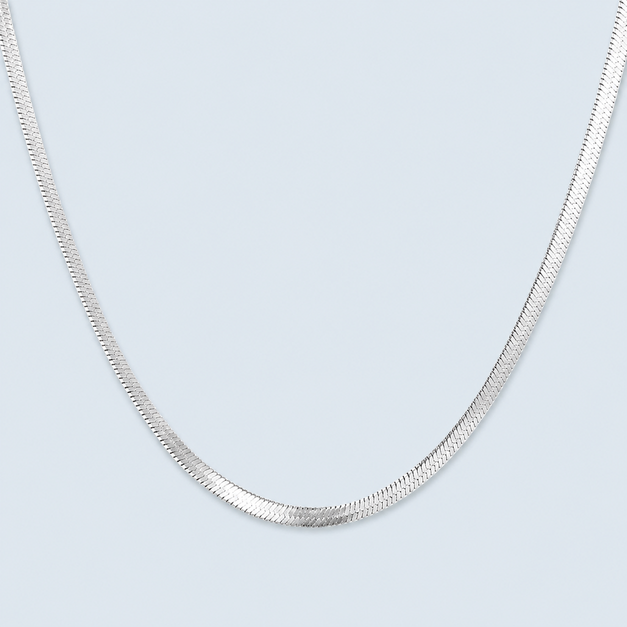 Eva Elegantní Hadí Kovový Náhrdelník Minimalistický