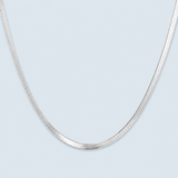 Eva Elegantní Hadí Kovový Náhrdelník Minimalistický