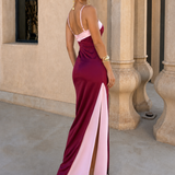 Vestido Oasis en burdeos