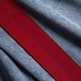 Elvíra – Komfortní denim kalhoty s dekorativním uzlem