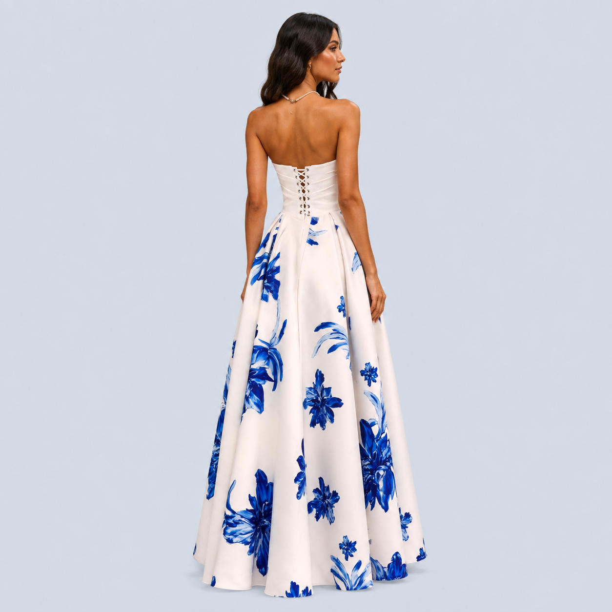 Rosalie - Chic off-shoulder květinové maxi šaty