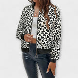 Rachel - Elegantní kabát v leopardím printu