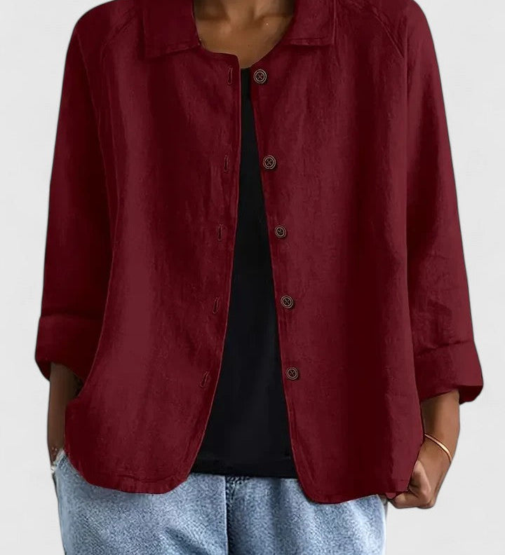 Jenůfa – Lehký klasický svetřík z 100% bavlny. vhodný do každého počasí