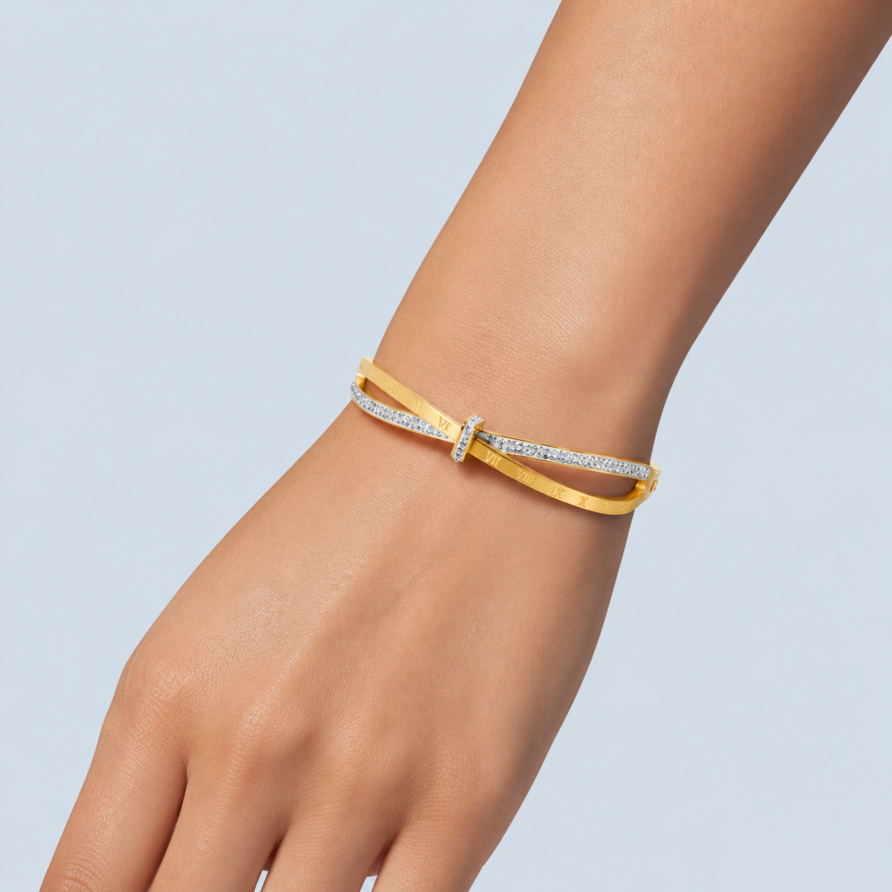 Eva Sofistikovaná Pulsera Minimalista Nerezová Stylová