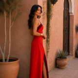 Vestido Oasis en rojo