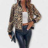 Rachel - Elegantní kabát v leopardím printu