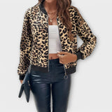 Rachel - Elegantní kabát v leopardím printu