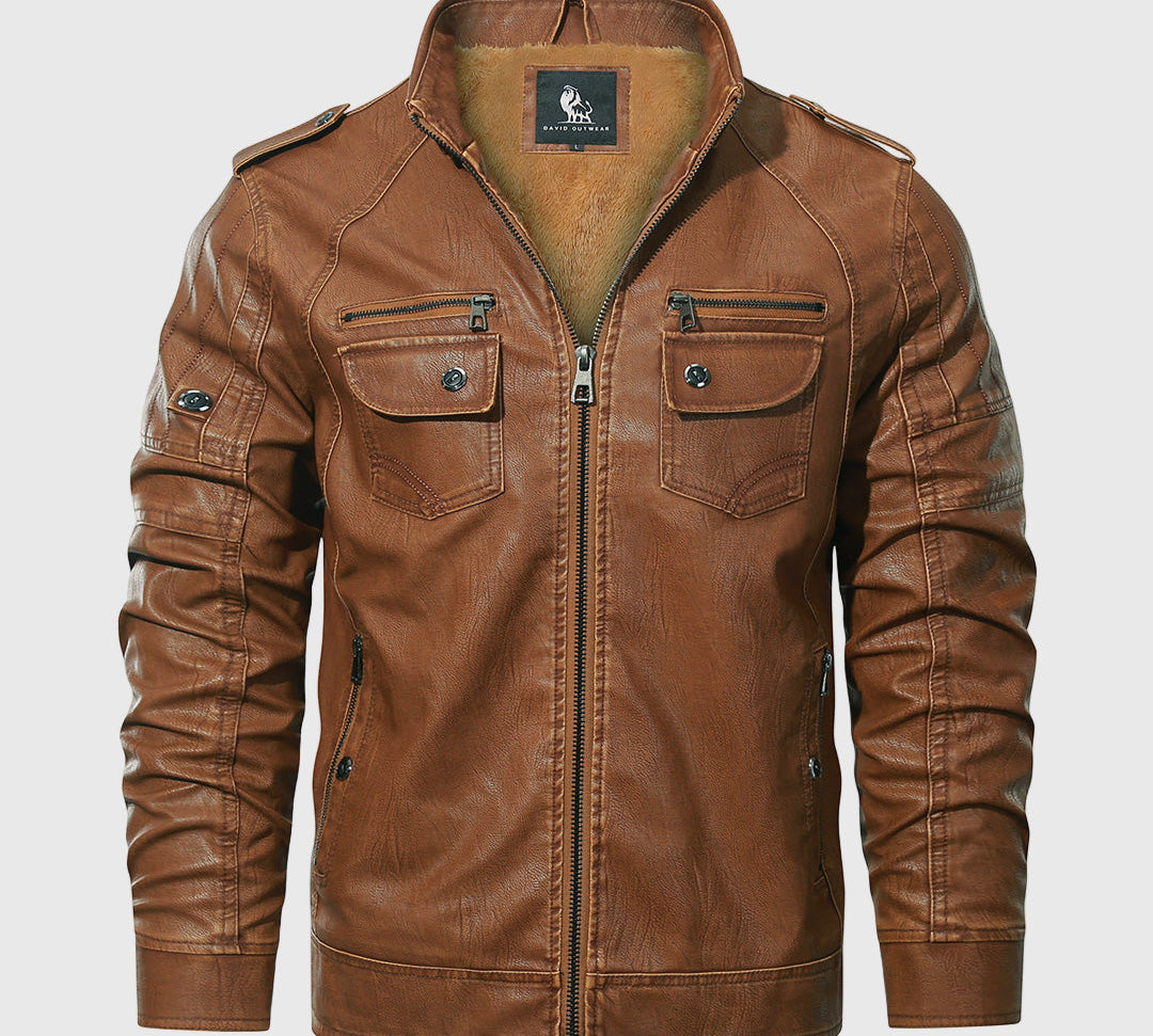 Fleece Biker Jacket