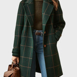 Jaroslava - Klasický kostkovaný kabát