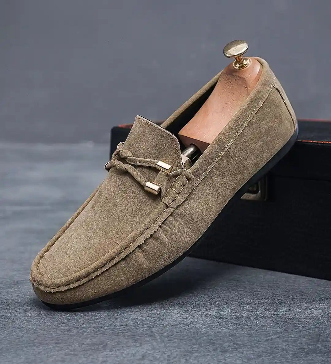 Daniel - Semišové loafers