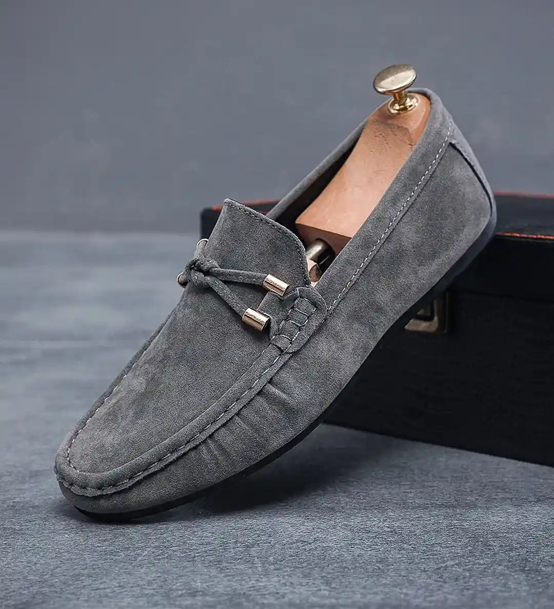Daniel - Semišové loafers