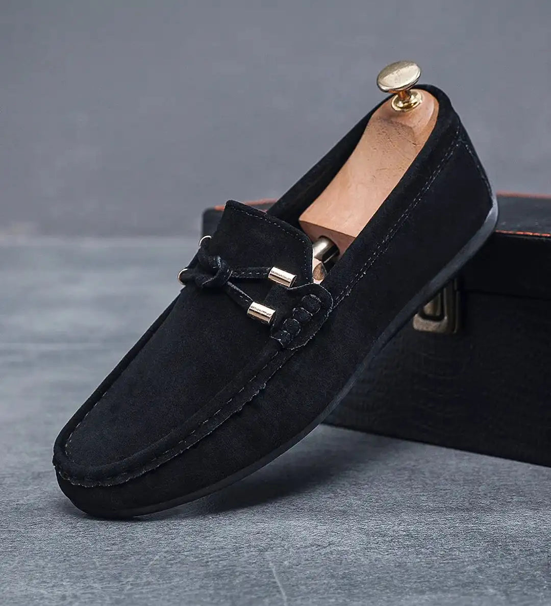 Daniel - Semišové loafers