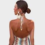 Judita - Boho háčkované plážové šaty