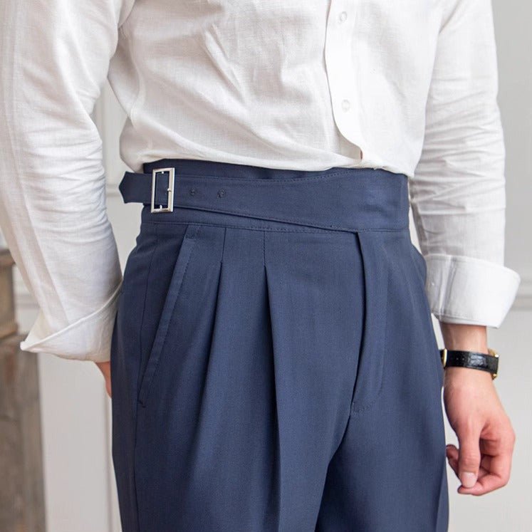 Šimon – Casual modré námořnické kalhoty