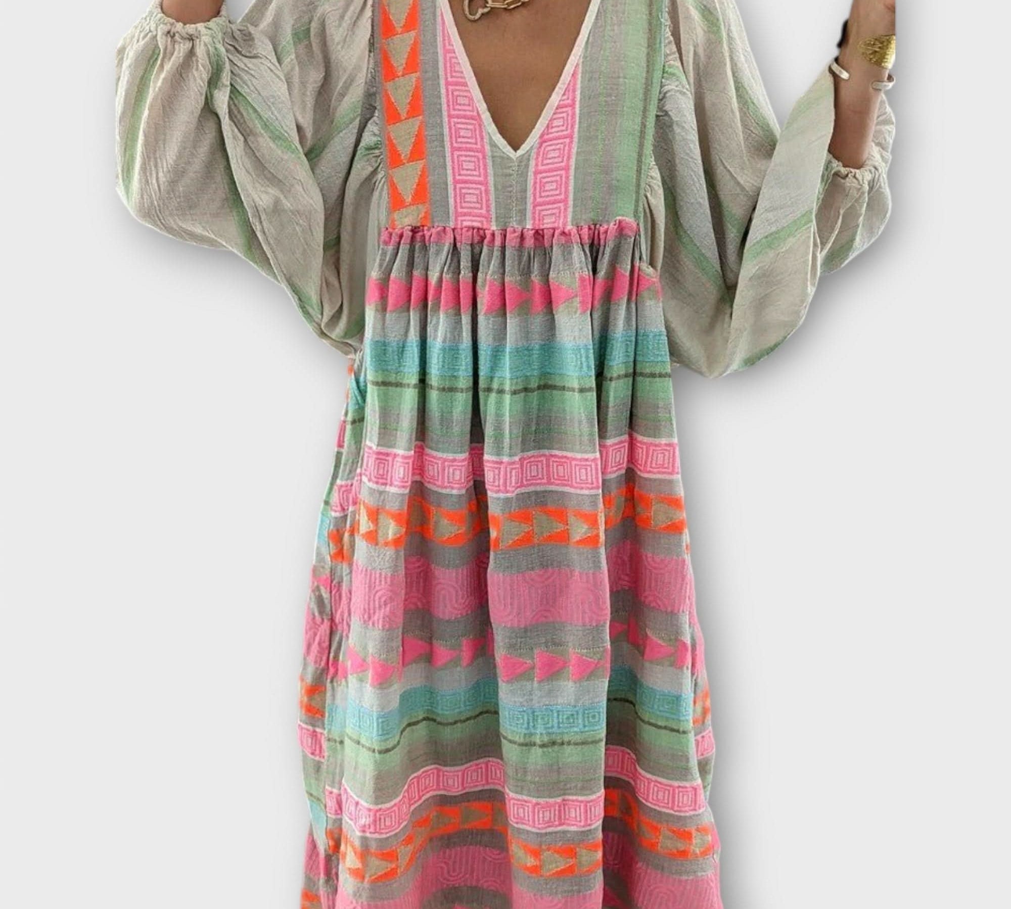 Hermine Vibrant Loose Dress