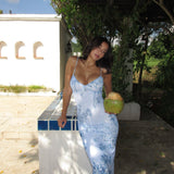 Valerie – Elegantní letní maxi šaty s květinovým vzorem