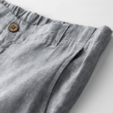 Alvar – Slim fit lněné kalhoty