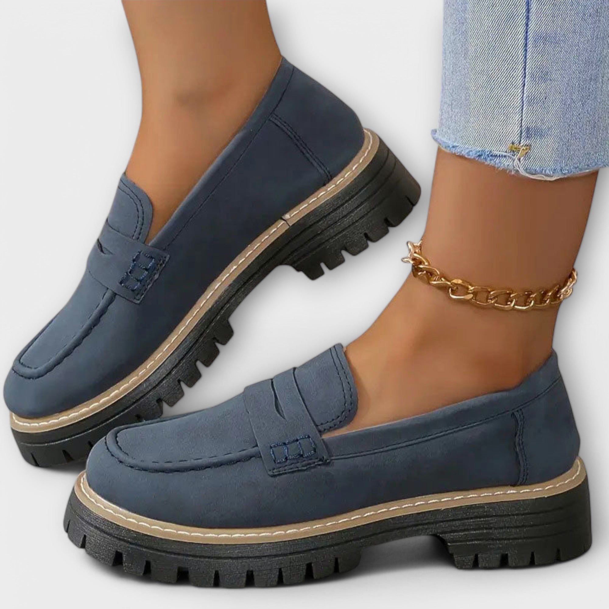 Eleonora – Retro mokasíny s pohodlnou platformou