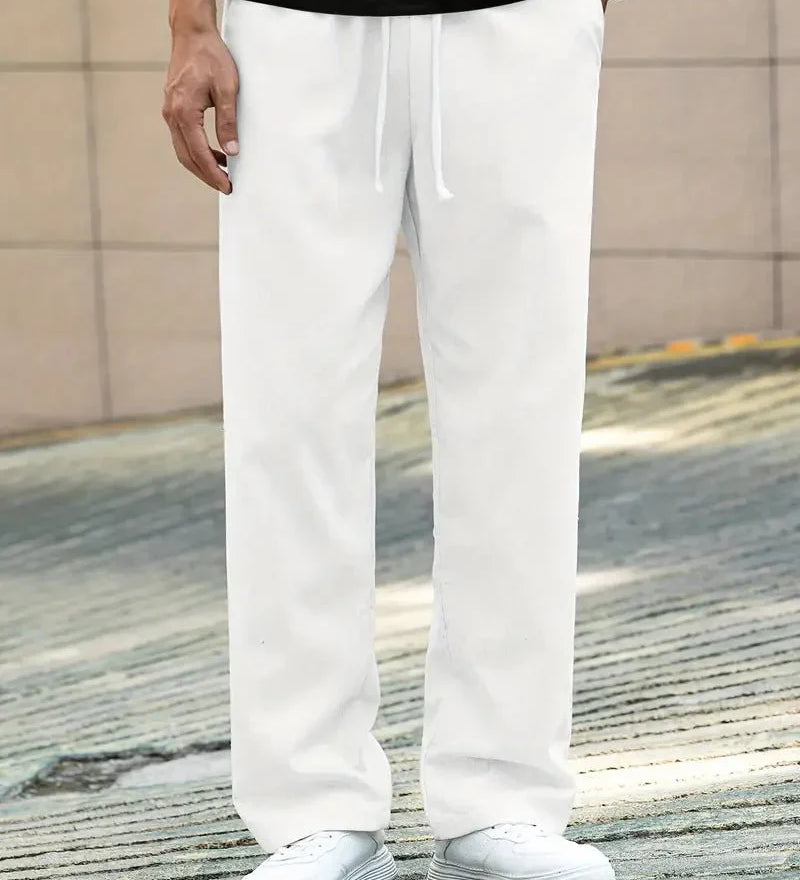 Adrian – Casual lněné kalhoty