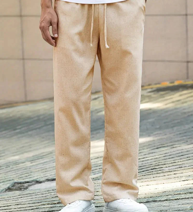 Adrian – Casual lněné kalhoty